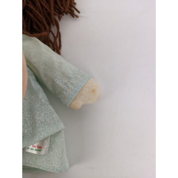 Vintage Ivy Cottage Violet Pickles Miss Biscuit Rag Doll with Teddy Bear 12” - Picture 2 of 10